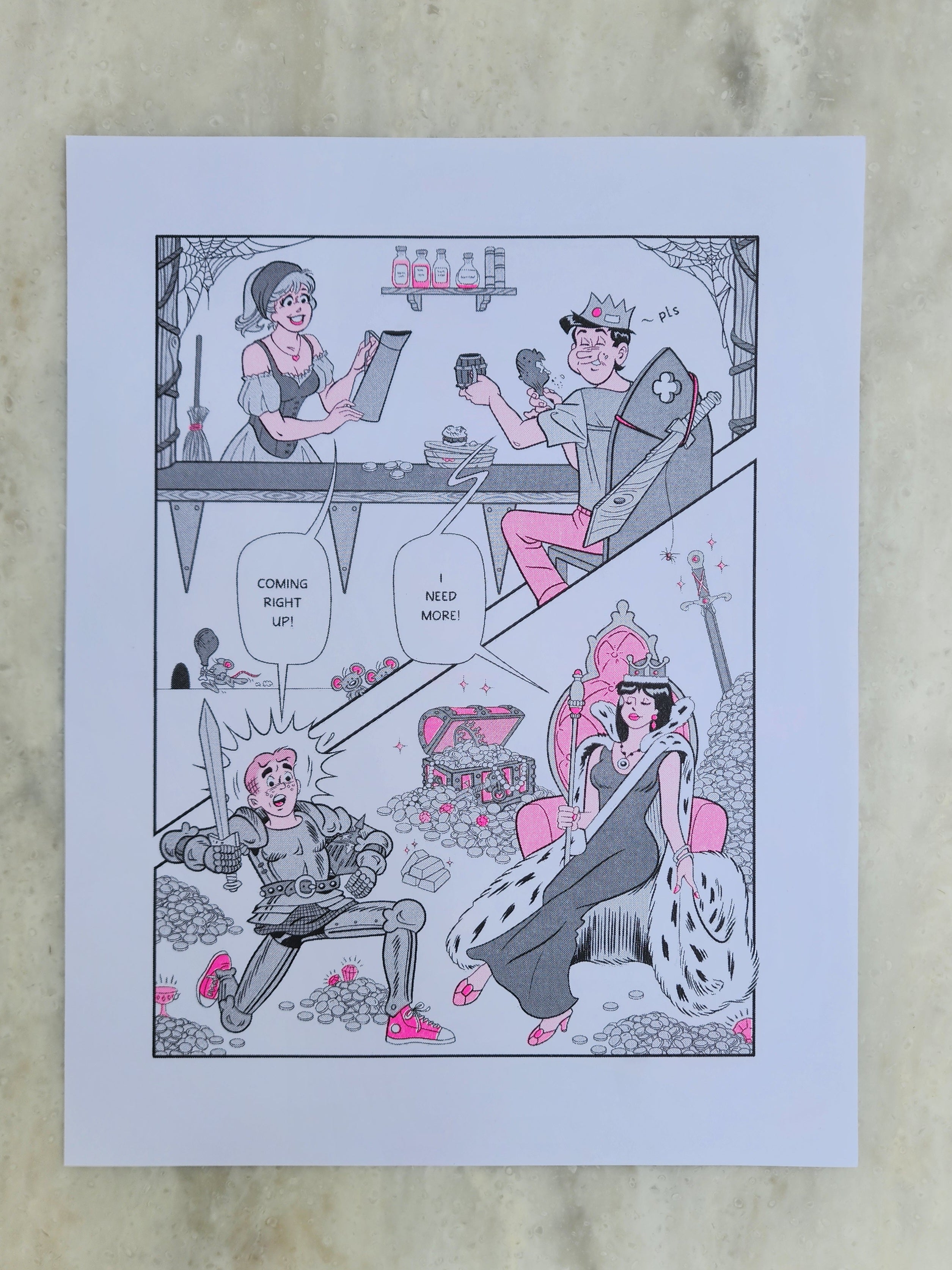 Archie Comic RISO Print
