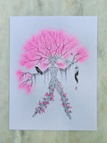 Garden Creature RISO Print