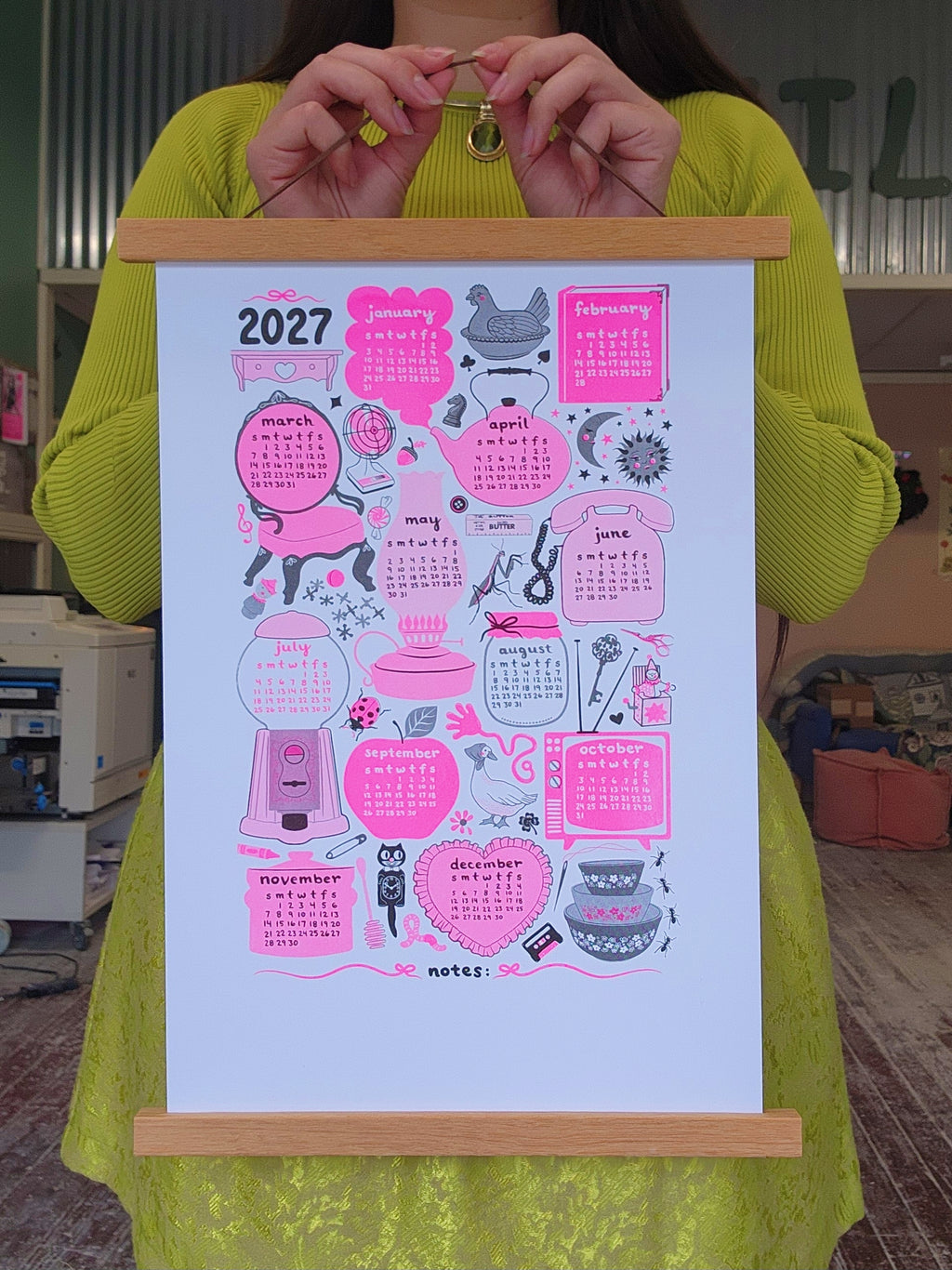 2027 Art Calendar - Nostalgia & Curiosities