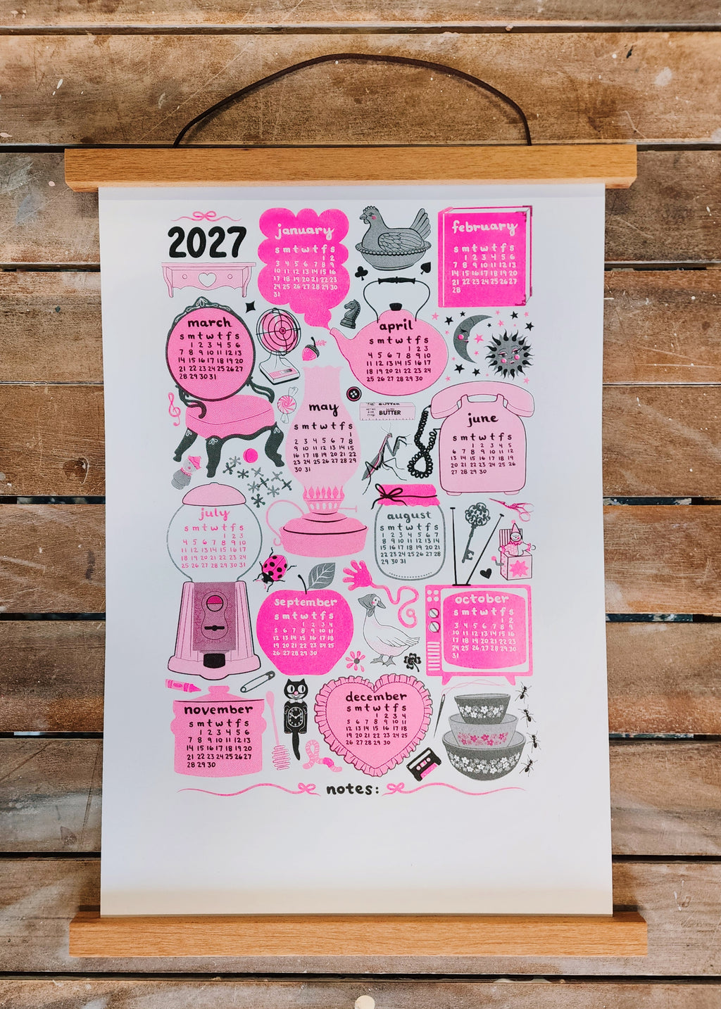 2027 Art Calendar - Nostalgia & Curiosities