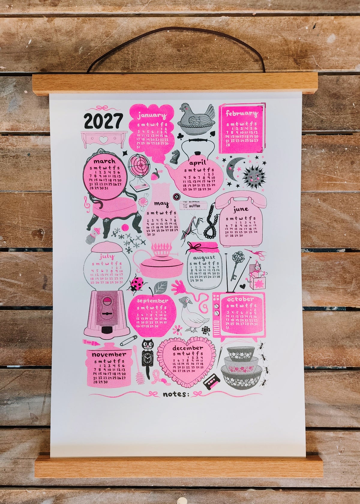 2027 Art Calendar - Nostalgia & Curiosities